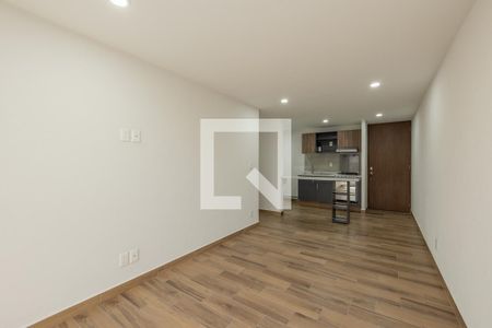 Sala - Comedor de apartamento para alugar com 2 quartos, 56m² em Buenavista, Ciudad de México
