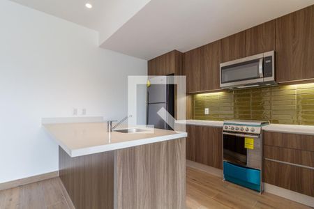 Cocina de apartamento para alugar com 2 quartos, 68m² em Roma Norte, Ciudad de México