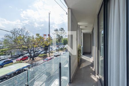 Balcón  de apartamento para alugar com 2 quartos, 89m² em San Pedro de Los Pinos, Ciudad de México