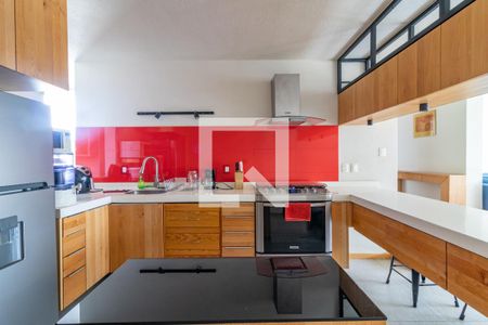 Cocina de apartamento para alugar com 2 quartos, 117m² em Colonia Cuauhtémoc, Ciudad de México