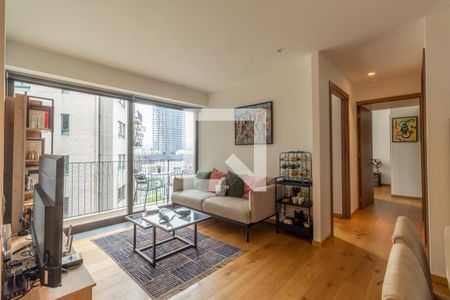 Sala - Comedor  de apartamento para alugar com 2 quartos, 70m² em Hipódromo Condesa, Ciudad de México