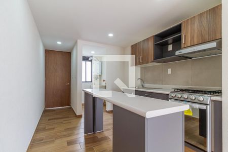 Cocina de apartamento para alugar com 2 quartos, 57m² em Tránsito, Ciudad de México