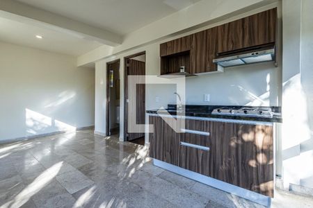 Cocina de apartamento para alugar com 1 quarto, 78m² em Contadero, Ciudad de México