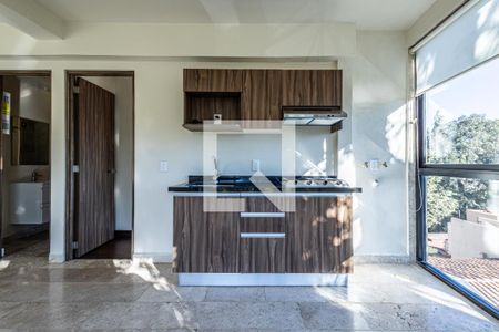 Cocina de apartamento para alugar com 1 quarto, 78m² em Contadero, Ciudad de México