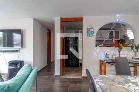 Sala - Comedor  de casa de condomínio para alugar com 2 quartos, 119m² em Lomas Verdes 5a Sección, Naucalpan de Juárez