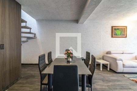 Sala - Comedor  de casa de condomínio para alugar com 2 quartos, 95m² em Villa Verdún, Ciudad de México