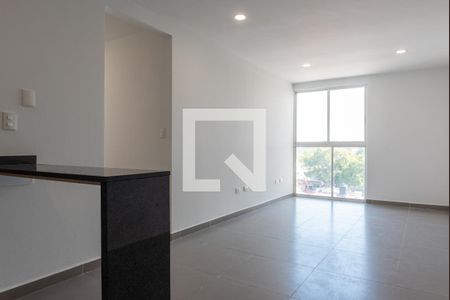 Sala - Comedor  de apartamento para alugar com 2 quartos, 62m² em San Simón, Ciudad de México