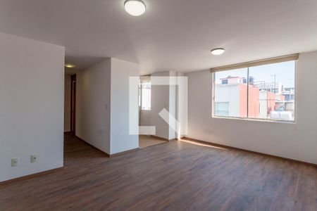 Sala - Comedor  de apartamento para alugar com 2 quartos, 70m² em Piedad Narvarte, Ciudad de México