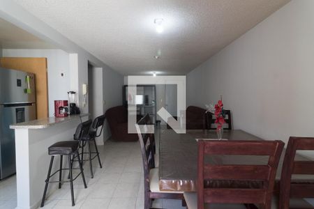 Sala - Comedor  de apartamento para alugar com 2 quartos, 62m² em Guerrero, Ciudad de México