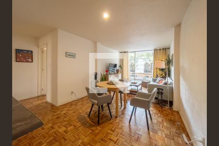 Sala - Comedor  de apartamento para alugar com 2 quartos, 79m² em Roma Norte, Ciudad de México
