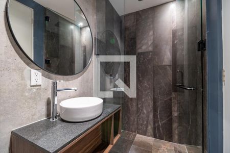 Baño  de apartamento para alugar com 1 quarto, 32m² em Roma Norte, Ciudad de México