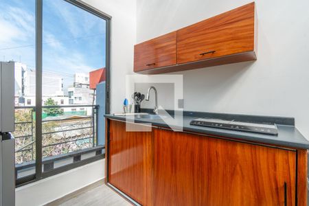 Cocina de apartamento para alugar com 1 quarto, 70m² em Roma Sur, Ciudad de México