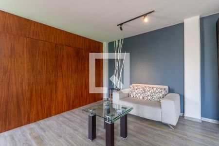 Sala - Comedor  de apartamento para alugar com 1 quarto, 70m² em Roma Sur, Ciudad de México