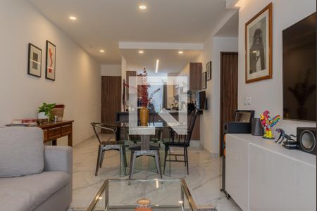 Sala - Comedor  de apartamento para alugar com 2 quartos, 75m² em 8 de Agosto, Ciudad de México