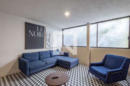Sala - Comedor de apartamento para alugar com 2 quartos, 80m² em Roma Norte, Ciudad de México