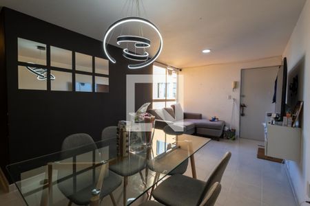 Sala - Comedor  de apartamento para alugar com 3 quartos, 61m² em Agrícola Pantitlán, Ciudad de México