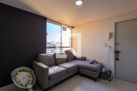 Sala - Comedor  de apartamento para alugar com 3 quartos, 61m² em Agrícola Pantitlán, Ciudad de México