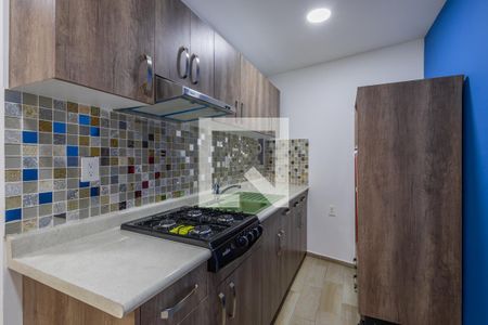 Cocina de apartamento para alugar com 2 quartos, 60m² em San Bartolo El Chico, Ciudad de México