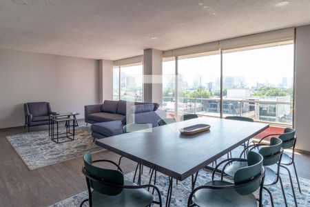 Sala - Comedor  de apartamento para alugar com 5 quartos, 160m² em Polanco V Sección, Ciudad de México