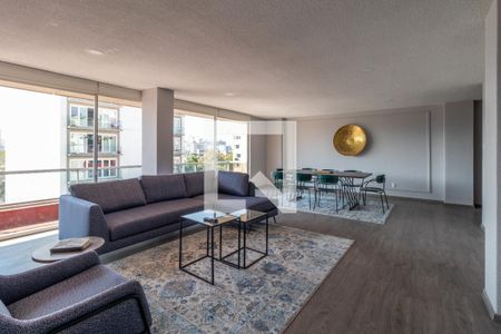 Sala - Comedor  de apartamento para alugar com 5 quartos, 160m² em Polanco V Sección, Ciudad de México