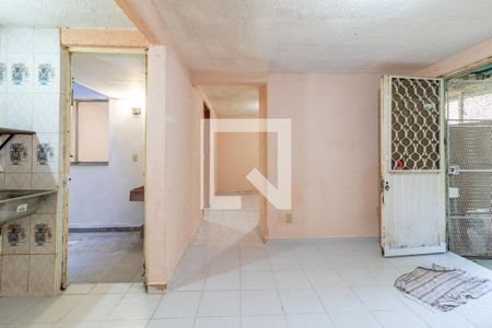 Sala - Comedor  de apartamento para alugar com 1 quarto, 50m² em Mártires de Río Blanco, Ciudad de México