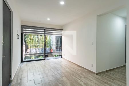 Sala - Comedor  de apartamento para alugar com 2 quartos, 67m² em Santa Maria La Ribera, Ciudad de México