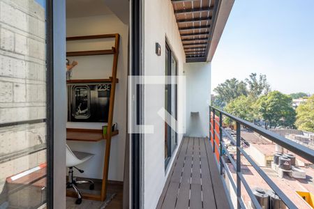Balcón  de apartamento para alugar com 2 quartos, 97m² em Independencia, Ciudad de México