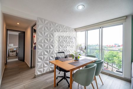 Sala - Comedor  de apartamento para alugar com 2 quartos, 65m² em Anáhuac I Sección, Ciudad de México