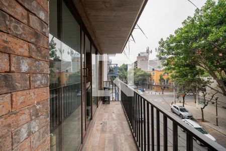 Balcón  de apartamento para alugar com 2 quartos, 90m² em Cuauhtémoc, Ciudad de México