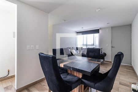 Sala - Comedor  de apartamento para alugar com 3 quartos, 63m² em Ampliación Aviación, Ciudad de México