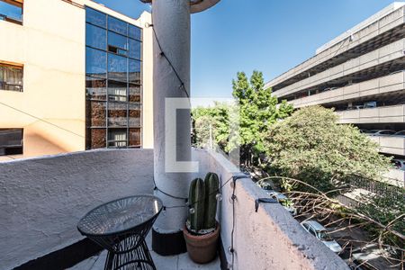 Balcón  de apartamento para alugar com 1 quarto, 47m² em Cuauhtémoc, Ciudad de México