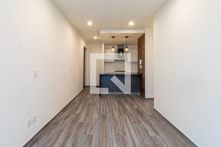 Sala - Comedor  de apartamento para alugar com 2 quartos, 69m² em Nonoalco, Ciudad de México