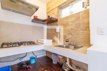 Cocina de apartamento para alugar com 1 quarto, 35m² em Jesús Del Monte, Ciudad de México