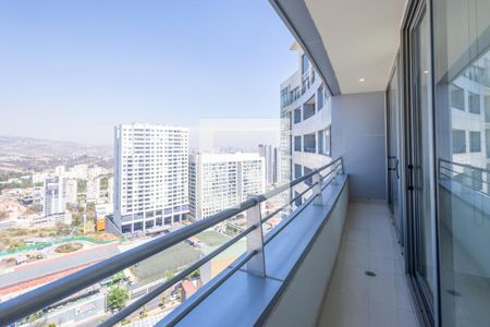 Balcón  de apartamento para alugar com 1 quarto, 106m² em Hacienda de Las Palmas, Naucalpan de Juárez