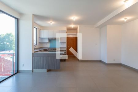 Sala - Comedor  de apartamento para alugar com 2 quartos, 70m² em Los Alpes, Ciudad de México