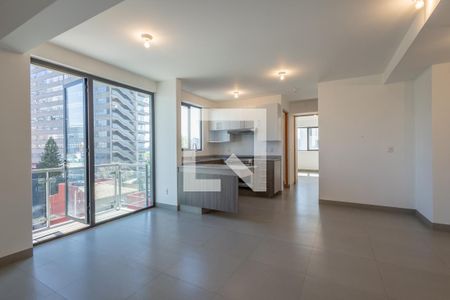 Sala - Comedor de apartamento para alugar com 2 quartos, 70m² em Los Alpes, Ciudad de México