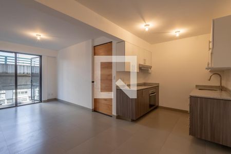 Sala - Comedor  de apartamento para alugar com 1 quarto, 70m² em Los Alpes, Ciudad de México