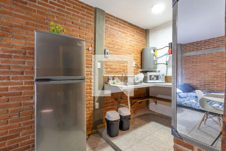 Cocina de apartamento para alugar com 1 quarto, 20m² em Progreso, Ciudad de México