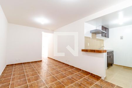 Sala - Comedor  de apartamento para alugar com 2 quartos, 52m² em Anáhuac I Sección, Ciudad de México