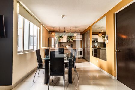 Sala - Comedor de apartamento para alugar com 2 quartos, 74m² em Cuauhtémoc, Ciudad de México
