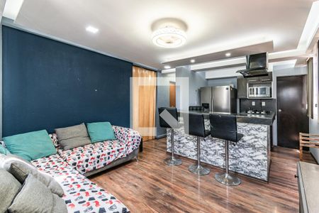 Sala - Comedor  de apartamento para alugar com 2 quartos, 62m² em Colonia Del Recreo, Ciudad de México