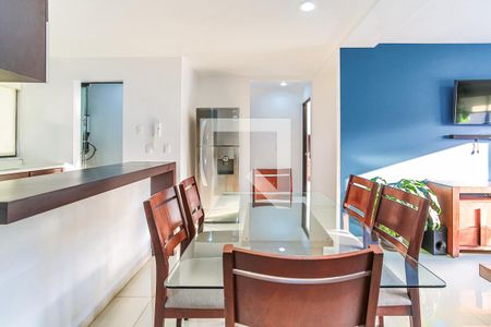 Sala - Comedor  de apartamento para alugar com 2 quartos, 70m² em Portales Sur, Ciudad de México