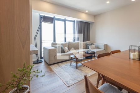 Sala - Comedor  de apartamento para alugar com 3 quartos, 120m² em Granada, Ciudad de México