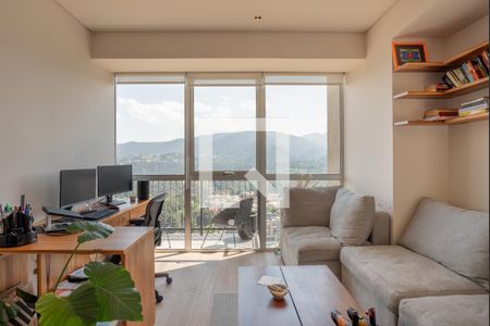 Sala - Comedor de apartamento para alugar com 1 quarto, 70m² em Lomas de Vista Hermosa, Ciudad de México