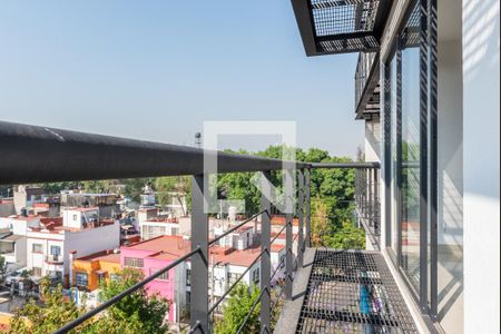 Balcón  de apartamento para alugar com 3 quartos, 102m² em Ciudad Jardín, Ciudad de México