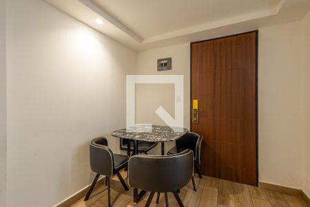 Sala - Comedor  de apartamento para alugar com 1 quarto, 42m² em Campestre Churubusco, Ciudad de México