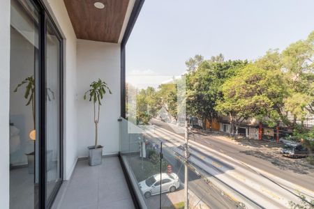 Balcón de apartamento para alugar com 2 quartos, 74m² em Narvarte Oriente, Ciudad de México