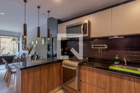 Cocina de apartamento para alugar com 2 quartos, 74m² em Narvarte Oriente, Ciudad de México