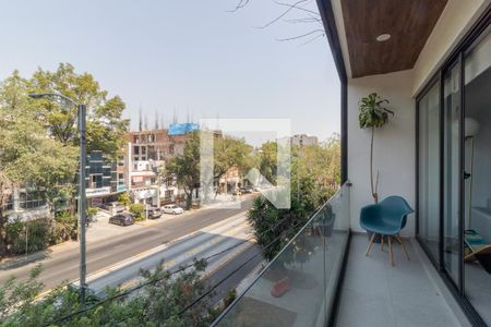 Balcón de apartamento para alugar com 2 quartos, 74m² em Narvarte Oriente, Ciudad de México