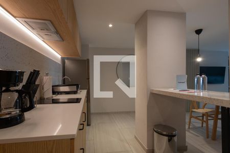 Cocina de apartamento para alugar com 1 quarto, 48m² em Roma Norte, Ciudad de México